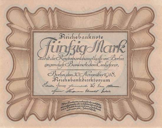 50 Mark 1918 ro.57a E